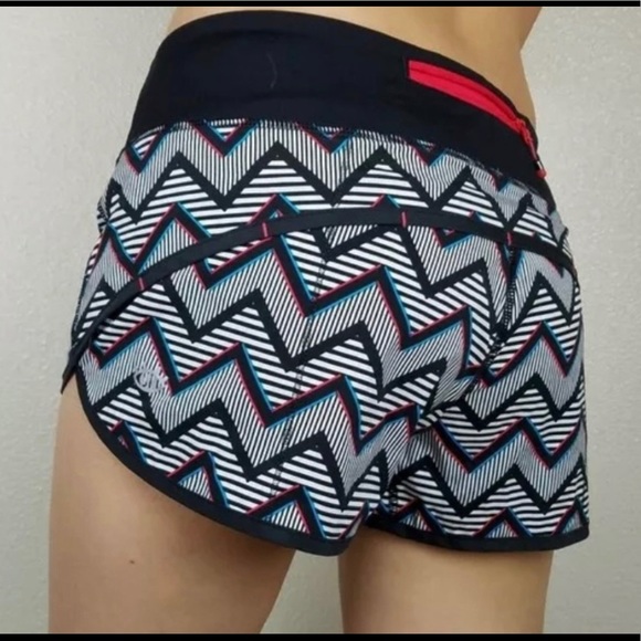 lululemon athletica Pants - Lululemon Speed Short 2014 Seawheeze -3D Chevron 8